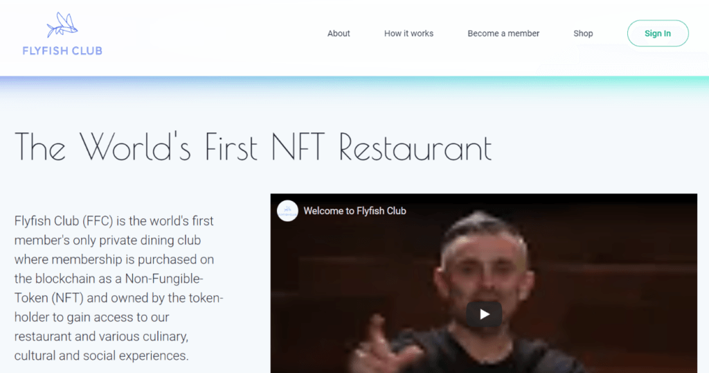 NFT Projects with Utility: Flyfish Club