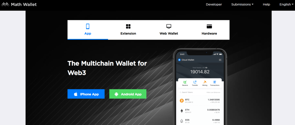 Best NFT Wallets: MathWallet