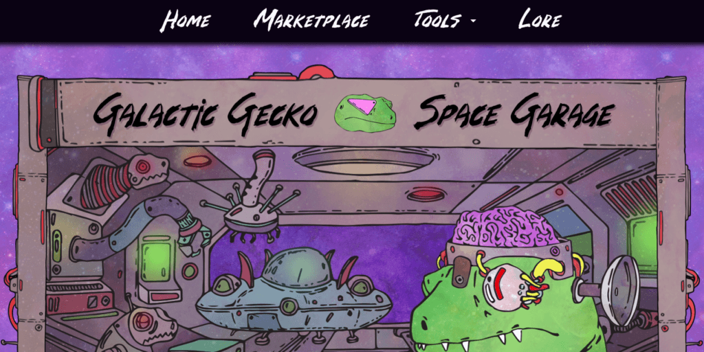 NFT Projects On Solana: Galactic Gecko Space Garage
