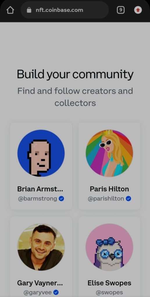 Coinbase NFT Wallet Review: Build your community feature