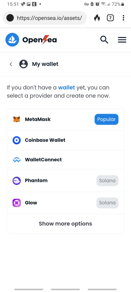 Connect your wallet