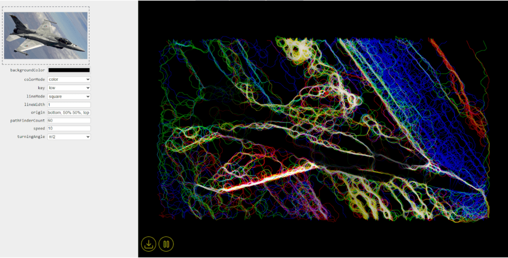 Chromata example of neon art